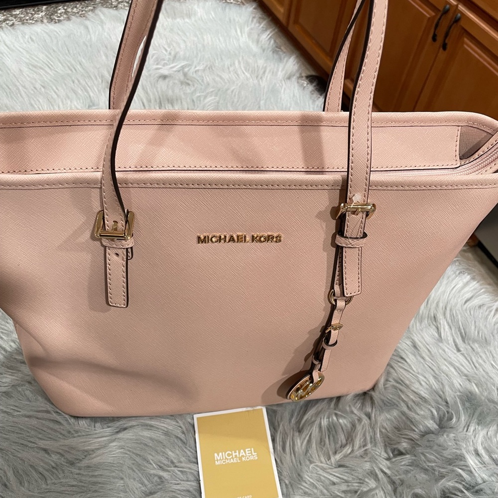 New Michael Kors Jet Set Blush Tote